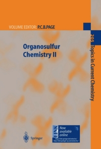 Imagen de portada: Organosulfur Chemistry II 1st edition 9783540657293