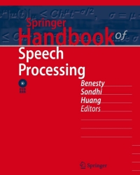 Titelbild: Springer Handbook of Speech Processing 9783540491255