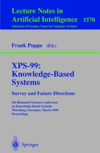 表紙画像: XPS-99: Knowledge-Based Systems - Survey and Future Directions 1st edition 9783540656586