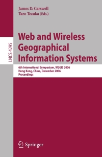 Cover image: Web and Wireless Geographical Information Systems 1st edition 9783540494669