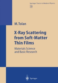 صورة الغلاف: X-Ray Scattering from Soft-Matter Thin Films 9783540651826