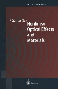 Imagen de portada: Nonlinear Optical Effects and Materials 1st edition 9783540650294