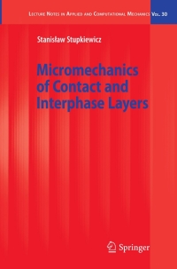 Cover image: Micromechanics of Contact and Interphase Layers 9783642080623