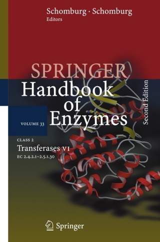 Cover image: Class 2  Transferases VI 2nd edition 9783540325888