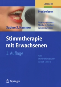 صورة الغلاف: Stimmtherapie mit Erwachsenen 3rd edition 9783540497585