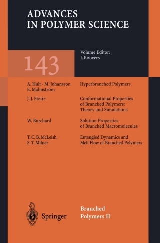 صورة الغلاف: Branched Polymers II 1st edition 9783540650058