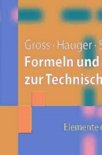 Cover image: Formeln und Aufgaben zur Technischen Mechanik 4 9783540214885