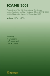 Cover image: ICAME 2005 1st edition 9783540498483
