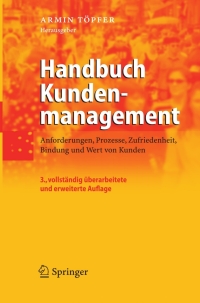 Cover image: Handbuch Kundenmanagement 3rd edition 9783540220626