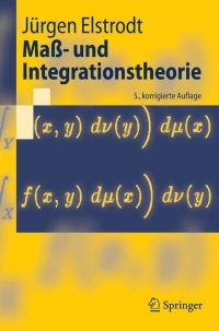 Cover image: Maß- und Integrationstheorie 5th edition 9783540499770