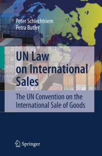 Cover image: UN Law on International Sales 9783540253143