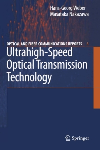 Cover image: Ultrahigh-Speed Optical Transmission Technology 1st edition 9783540238782