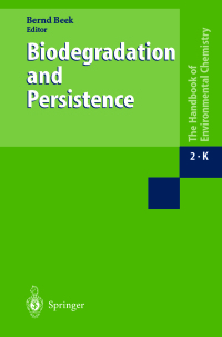 صورة الغلاف: Biodegradation and Persistence 1st edition 9783540625766