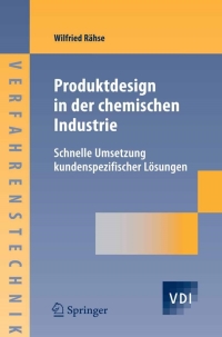Cover image: Produktdesign in der chemischen Industrie 9783540251620