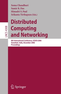 Cover image: Distributed Computing and Networking 1st edition 9783540681397