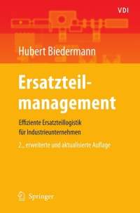 Cover image: Ersatzteilmanagement 2nd edition 9783540008507