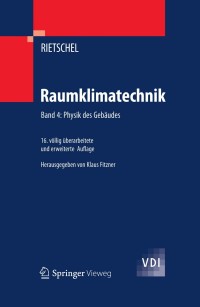 Imagen de portada: Raumklimatechnik 16th edition 9783540571810