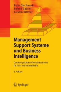 Titelbild: Management Support Systeme und Business Intelligence 2nd edition 9783540235439