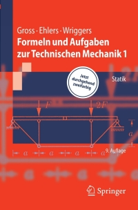 Imagen de portada: Formeln und Aufgaben zur Technischen Mechanik 1 9th edition 9783540683728