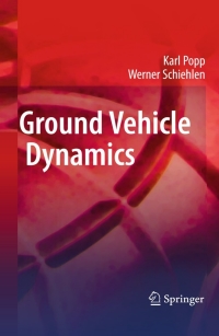 Cover image: Ground Vehicle Dynamics 9783540240389