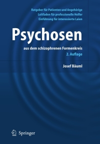 Titelbild: Psychosen: 2nd edition 9783540436461