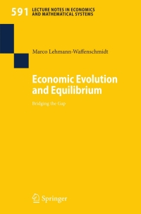 Cover image: Economic Evolution and Equilibrium 9783540686620