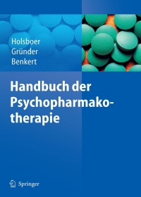 Imagen de portada: Handbuch der Psychopharmakotherapie 1st edition 9783540204756