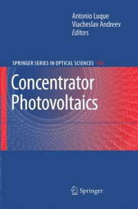 Imagen de portada: Concentrator Photovoltaics 1st edition 9783540687962