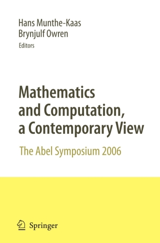 Cover image: Mathematics and Computation, a Contemporary View 1st edition 9783540688488