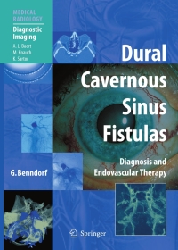 Cover image: Dural Cavernous Sinus Fistulas 9783540008187