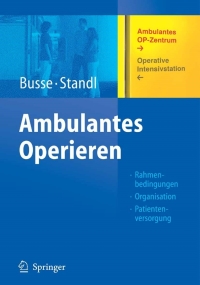 Cover image: Ambulantes Operieren 1st edition 9783540006329