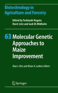 Cover image: Molecular Genetic Approaches to Maize Improvement 1st edition 9783540689195