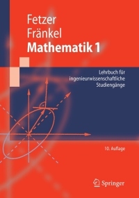 Imagen de portada: Mathematik 1 10th edition 9783540689232