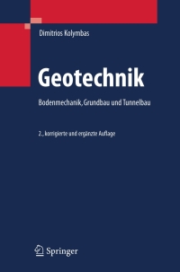 Imagen de portada: Geotechnik 2nd edition 9783540689652