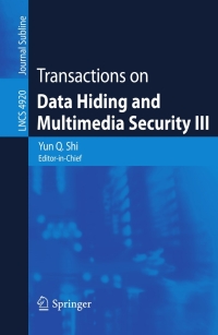 Imagen de portada: Transactions on Data Hiding and Multimedia Security III 1st edition 9783540690160