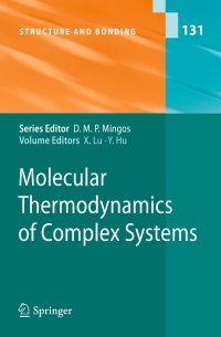 Cover image: Molecular Thermodynamics of Complex Systems 1st edition 9783540691143