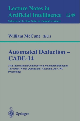 Imagen de portada: Automated Deduction - CADE-14 9783540631040