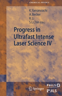 Titelbild: Progress in Ultrafast Intense Laser Science 1st edition 9783540691426