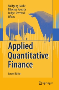 Immagine di copertina: Applied Quantitative Finance 2nd edition 9783540691778