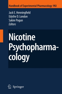 Cover image: Nicotine Psychopharmacology 1st edition 9783540692461