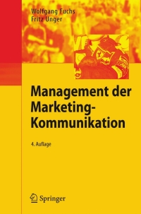 Cover image: Management der Marketing-Kommunikation 4th edition 9783540692737