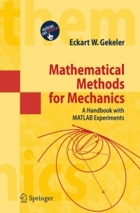 Cover image: Mathematical Methods for Mechanics 9783642088773