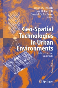 Titelbild: Geo-Spatial Technologies in Urban Environments 2nd edition 9783540694168
