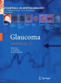 Imagen de portada: Glaucoma 1st edition 9783540694724