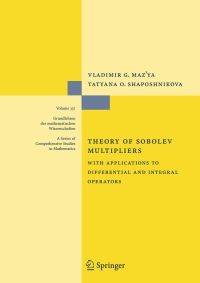 Cover image: Theory of Sobolev Multipliers 9783540694908