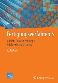 Cover image: Fertigungsverfahren 5 4th edition 9783540234531