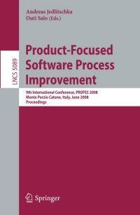 Cover image: Product-Focused Software Process Improvement 1st edition 9783540695646
