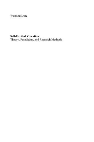 Cover image: Self-Excited Vibration 9783540697404