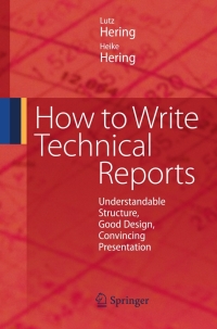 Imagen de portada: How to Write Technical Reports 9783540699286