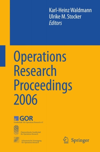 Imagen de portada: Operations Research Proceedings 2006 1st edition 9783540699941